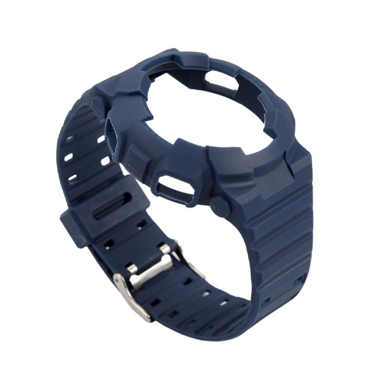 Силиконовый корпус и ремешок для часов Casio GA-100/110/120/140 GD-100/110/120 5081 5229 матовый/прозрачный TPU аксессуар