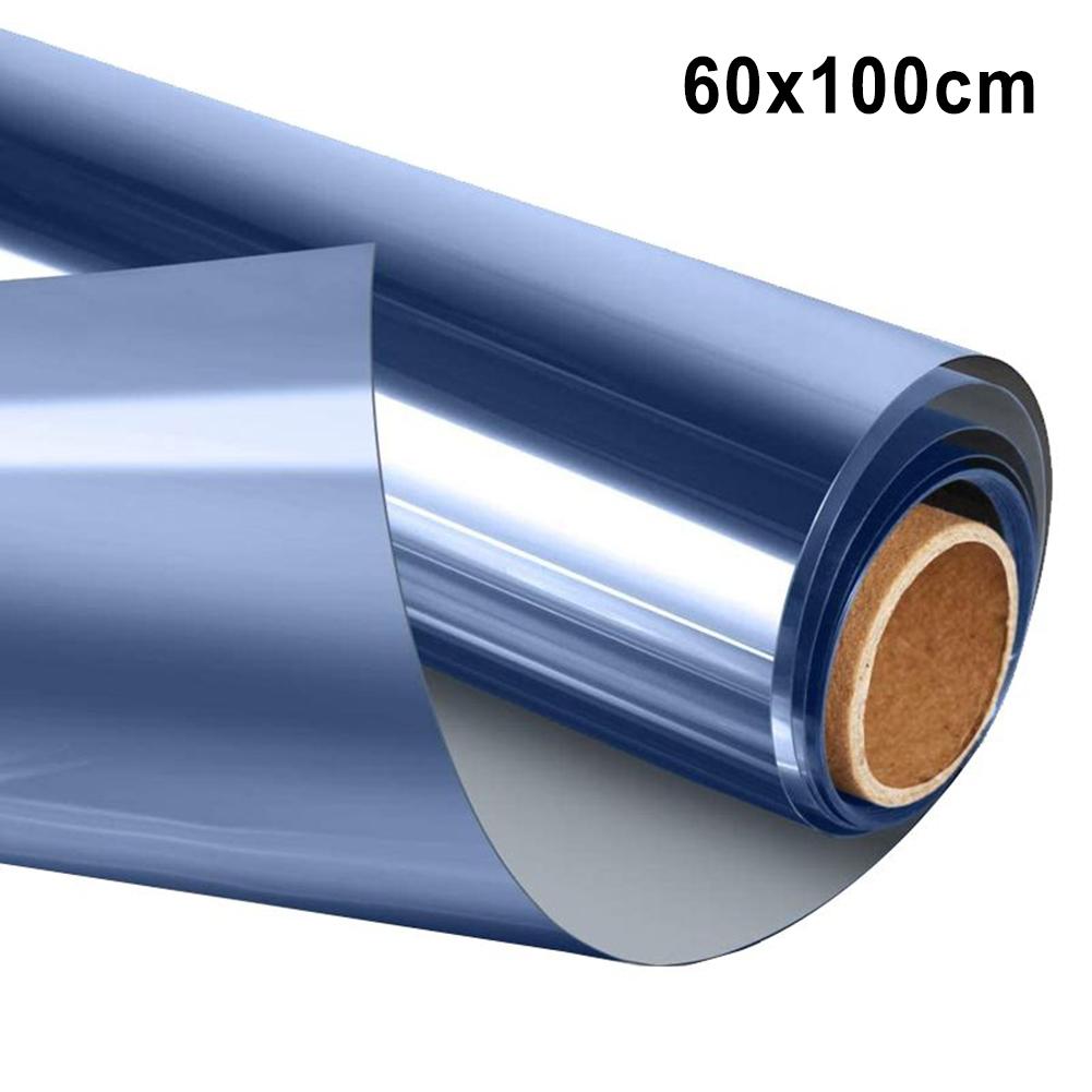 Теплоизоляционная зеркальная пленка отражающая 1 шт. 50 см X 100 см 60 см X 100 см простая в установке стеклянная наклейка высокого качества