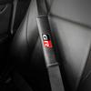 XBWF1 For Toyota GR 86 Supra Yaris RAV4 Prius Corolla C-HR Auris TRD 2pcs Carbon Fiber Leather Safety Belt Shoulder Cover Accessories