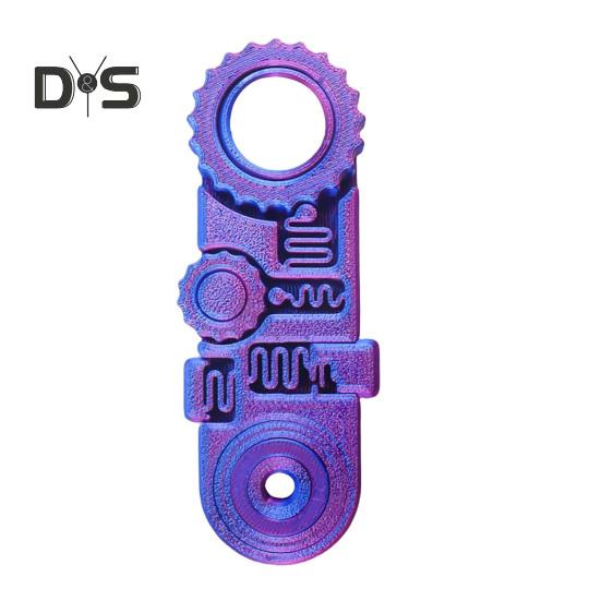 3D-печатная игрушка-кольцо для снятия стресса и беспокойства, 5-в-1, вращающаяся шестерня, сенсорная игрушка для детей и взрослых, портативная для путешествий, осознанная медитация, вращение кончиками пальцев