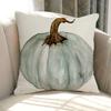 Fall Decor Pillow Cover Soft Wear Resistant Non-Fading Square Thanksgiving Pumpkin Farmhouse Pillowcase Cushion Cover
