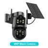 4K 8MP Wireless Solar Camera Outdoor WiFi PTZ Camera Built-in Battery PIR Detection Video Surveillance Long Time Standby