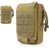 1Pcs 10×5×17cm Waist Bag EDC Tool Bag Vest Pouch Mobile Phone Bag Waterproof Tactical Military Sport Hunting Hiking Belt Tools