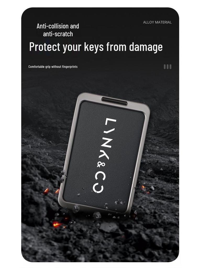 Lynk & Co 08/09 Чехол-держатель для ключа и NFC-карты для автомобиля на новой энергии (Модель 2024 года)
