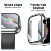 Защитный чехол-бампер для Apple Watch 46мм 42мм 45мм 40мм 41мм 44мм Ultra 49мм Жесткий передний и задний чехол-бампер Аксессуары для iWatch Series 11 10 9 8 7 SE 6