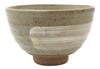 Mino Ware Matcha Bowl, Karatsu White Brush, Made In Japan, 505-44