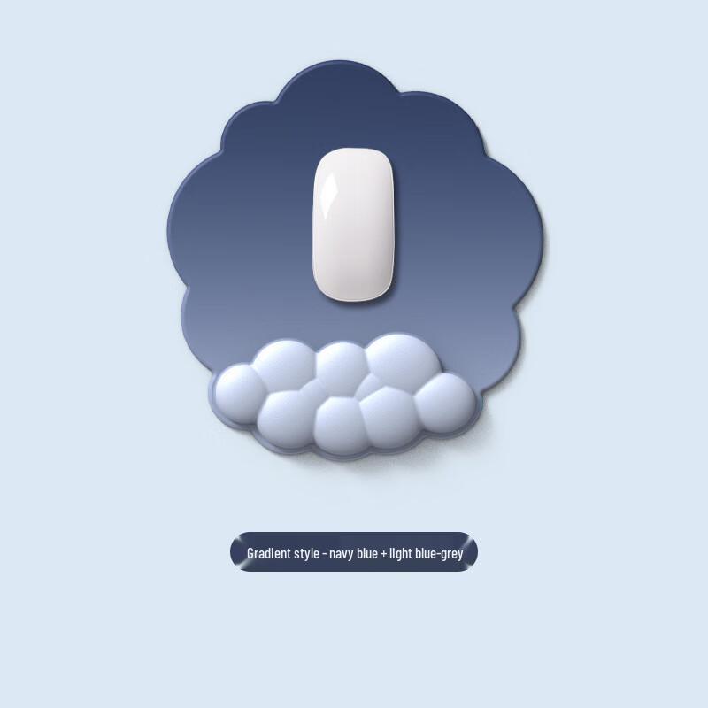 Эргономичный градиентный облачный набор подставки для запястий для клавиатуры и коврик для мыши