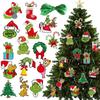 New 64Pcs Merry Christmas Ornaments Xmas Tree Hanging Decoration Figure Pendant