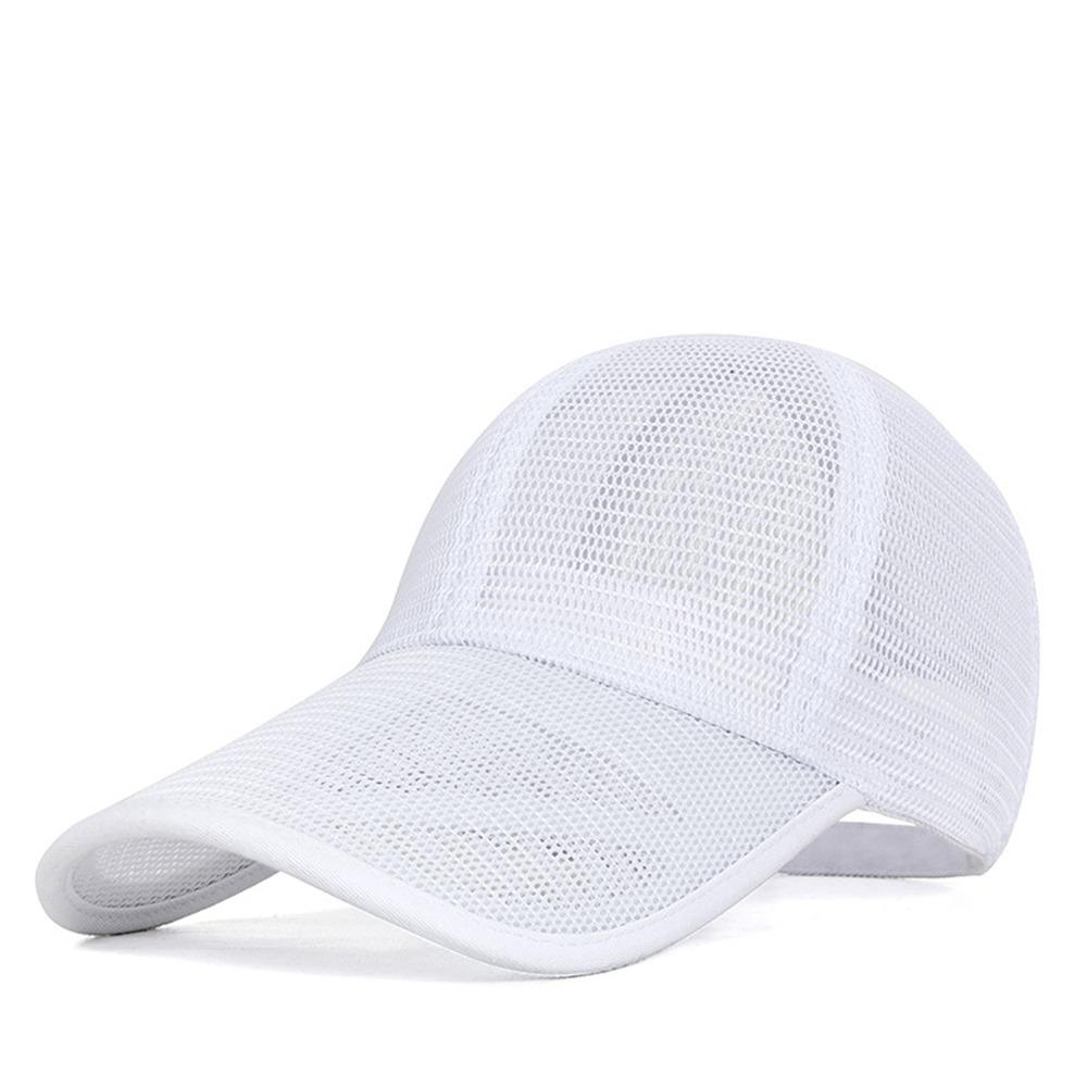 Quick-dry Mesh Baseball Cap Adjustable Sports Mesh Caps Trucker Cap Men Snapback Hat  Summer