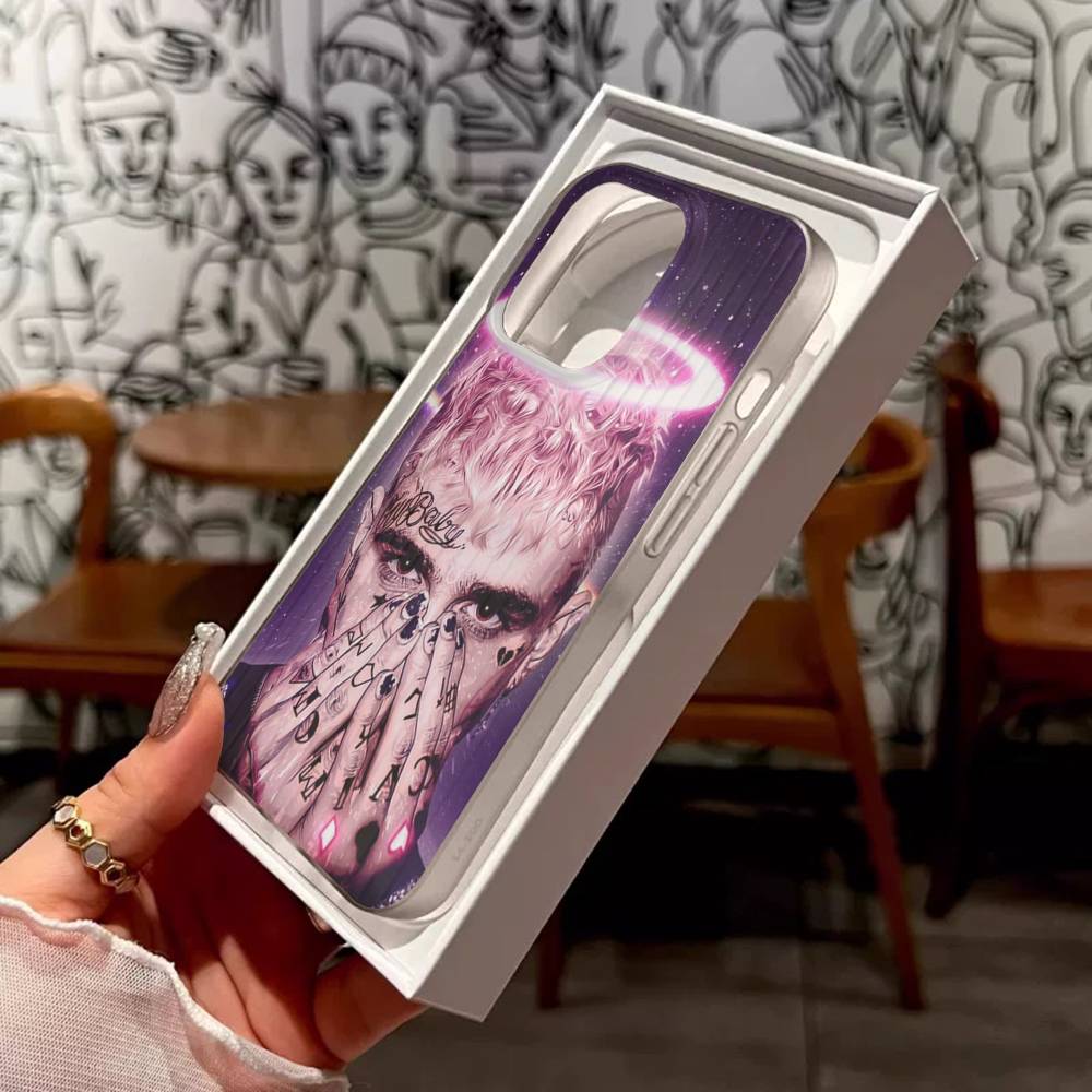 Emo Rapper Lil Peep For IPhone 17 16 15 11 12 13 14 Pro Max Plus Pro Corrugated Translucent Back Phone Cover