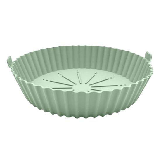 Yousheng Силиконовый вкладыш для аэрофритюрницы, форма для выпечки, антипригарная, многоразовая, форма для торта, тарелки для пиццы, круглая корзина для аэрофритюрницы для тортов, печенья, жареной курицы