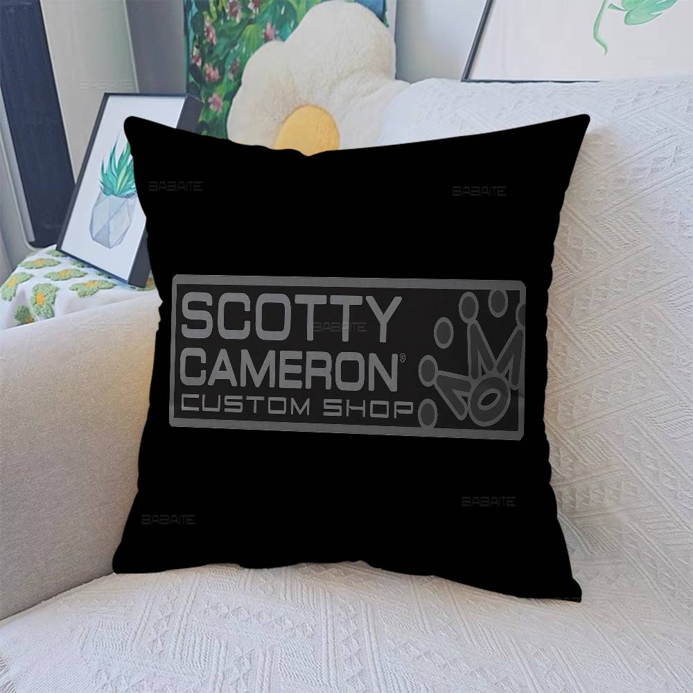 Чехол на подушку с логотипом S-Scotty C-Cameron Декоративный чехол для подушки Чехол для подушки Печатный чехол для подушки Для дивана