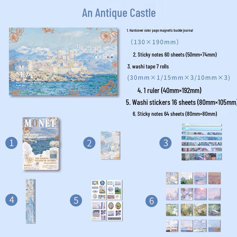 Набор для DIY-планера в стиле Ins высокой ценности: Блокнот для масляной живописи - Идеальный подарок на день рождения студента