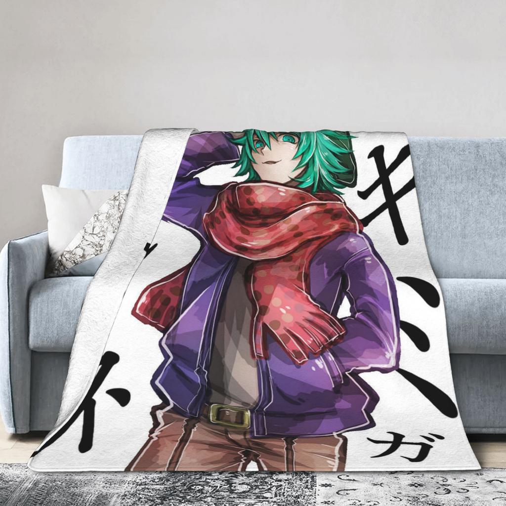 YTTD Аниме Шин Соу Идк Сара Одеяла Твоя очередь умирать Игра Пушистое Смешное Дышащее Плед для Дома Зима