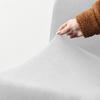 Cover For Bar Stool, Velvet, Light Gray