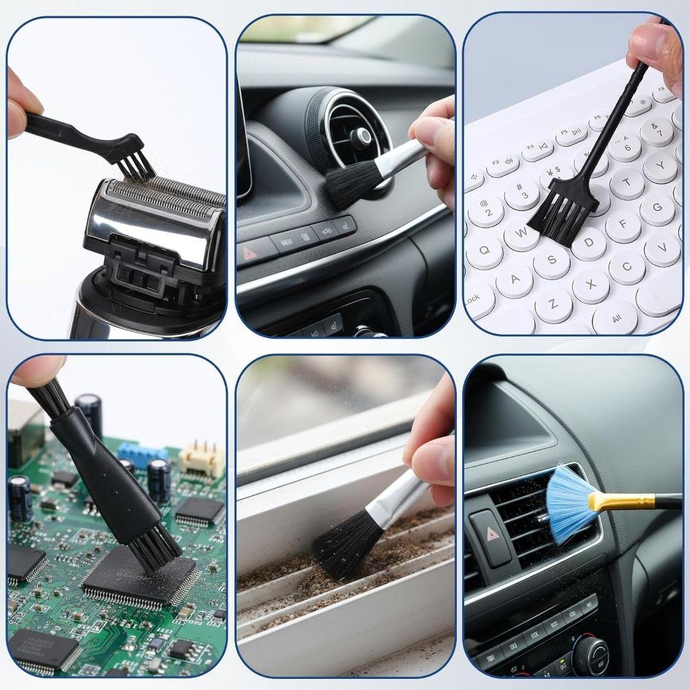 5/6/9/10Pcs Portable Mini Cleaning Brush Kit Dust Removal Dust Cleaner Kit  Car Interior