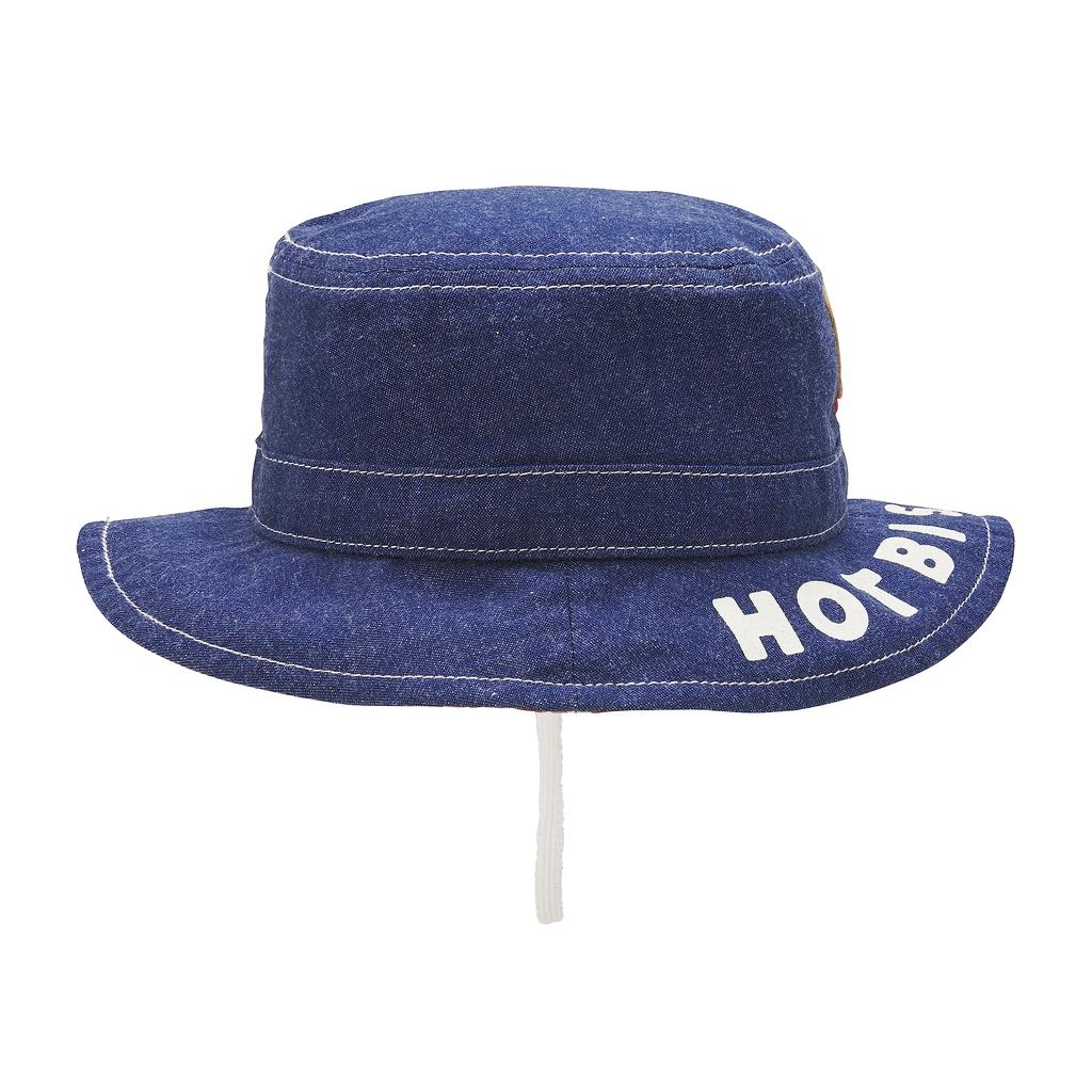 MIKIHOUSE HOT BISCUITS Navy for Boys and Size M Hat, Blue, Girls, (50-52cm), 73-9105-494