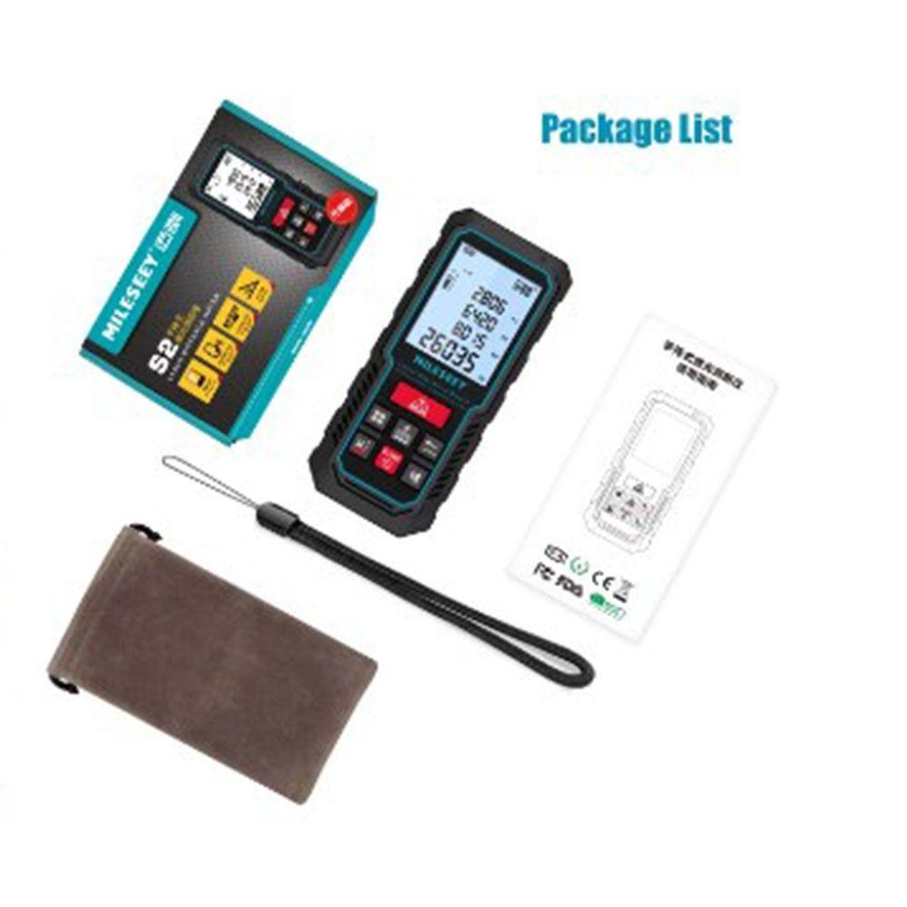 Цифровой лазерный дальномер 40M 60M 80M 100M Лазерная рулетка Лазерный дальномер Измерительный инструмент