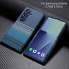 Business Kevlar Carbon Fiber Texture Magnetic Case for Samsung Galaxy Z Fold 8 Ultra 7 6 5 4 Screen Glass PC Hinge Protect Cover