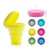 Folding Cup Portable with Telescopic Water Cup Silicone Gargle Cup Travel Applicable for Hot Water Mini Outdoor Drinking Cup