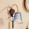 Durable Magnetic Drainage Toothbrush Organizer No Drill Installation Countertop Organizer