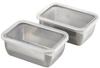 Набор из 2 контейнеров для хранения из нержавеющей стали Gogi YJ2612