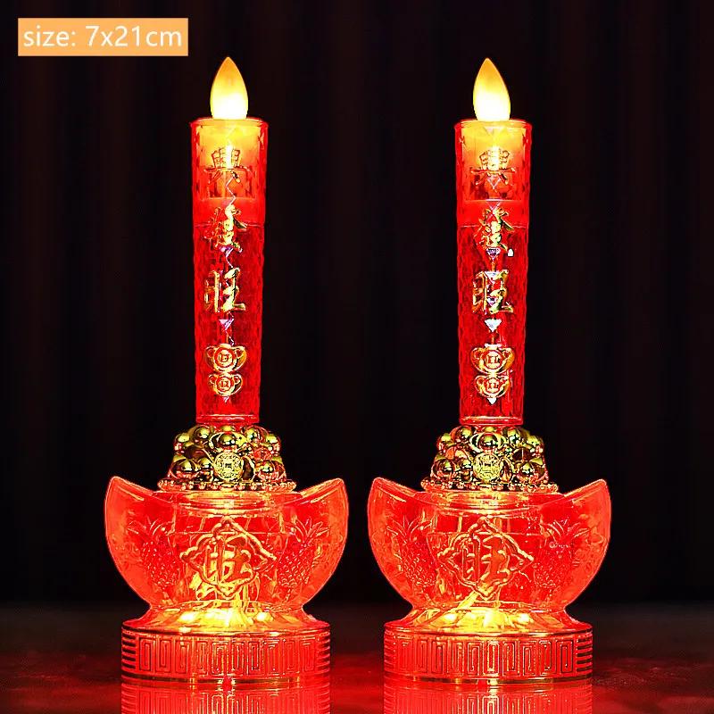 2 шт. имитация пламени буддийской Гуаньинь закрепленное украшение для дома фэн-хуэй украшение приносящее удачу