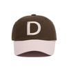 DEINET D COLOR BLOCK CAP IN BROWN