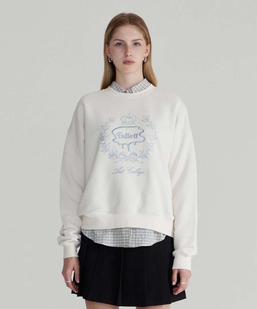 FALLETT Classic Ivy Sweatshirt Navy
