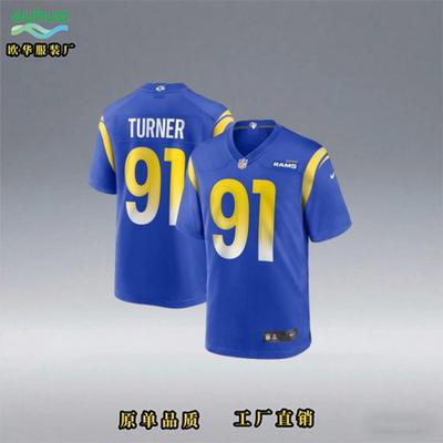 Индивидуальная футболка NFL Rams для мужчин и женщин, спортивная одежда для фанатов, вышитая футбольная рубашка, одежда для тренировок по баскетболу, для спортзала