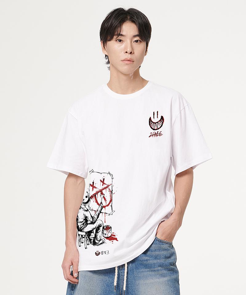 ARTISTWEAR [Atw X Twoface] Футболка с коротким рукавом 'Sketch'