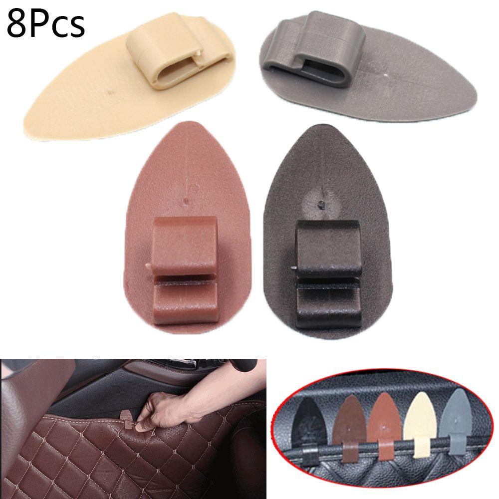 8Pcs Practical Clamps Grips Car Clip Carpet Fixing Floor Mats Anti-Slip