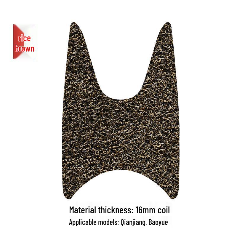 Silk Ring Non-Slip Waterproof Foot Pad for Qianjiang Baoyue QJ110T-8 Motorcycle