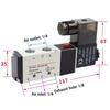 4v210-08 Better Quality Airtac Type Pneumatic Electric Solenoid Valve Directional Control Air Magnetic Valve 12V 24V 220V 4v210