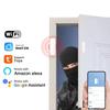 Умный датчик открытия/закрытия двери/окна Graffiti Zigbee с Wi-Fi и сигнализацией PIR для Alexa