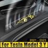 Для Tesla Model 3 Y 2024 2024 2024 2024 Защитная крышка воздухозаборника автомобиля Защитная накладка для моторного отсека Фильтр-сетка Изоляционная сетка
