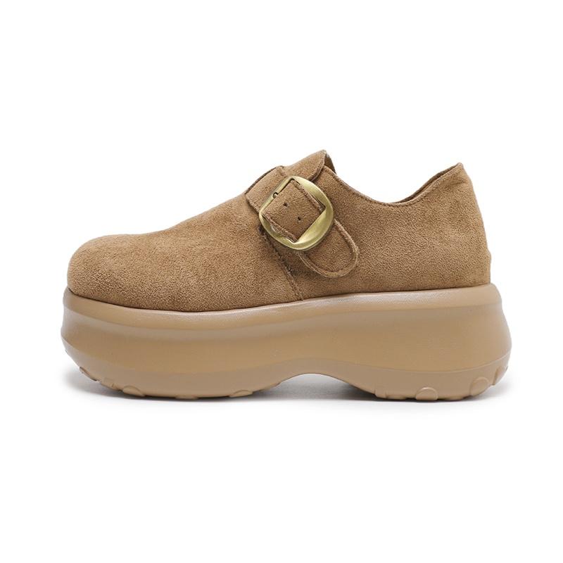 Women Thick Sole Loafers Dress Shoes Smart Casual Walking Office Commuting and Travel Everyday Formal Style Daily Footwear Sizes 35-40