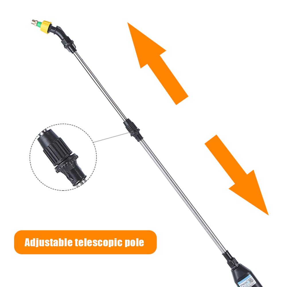 Аккумуляторный опрыскиватель 5 л с регулируемым плечевым ремнем, электрический опрыскиватель