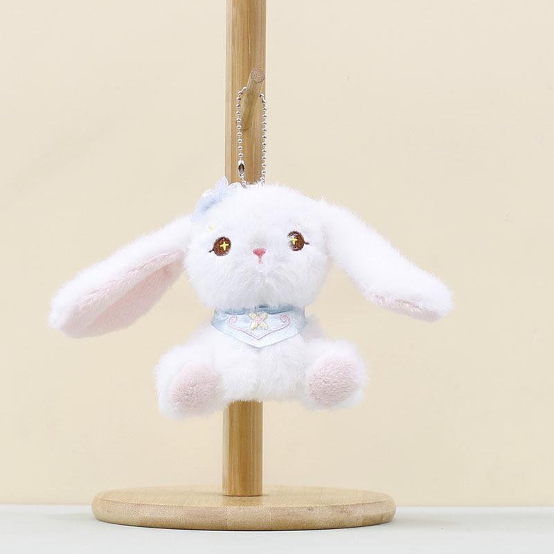 Плюшевый кролик мягкая игрушка с набивкой из полипропиленового хлопка для декора и подарков кукла брелок