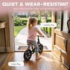 11.2" Balance Bike for 2-5 Years, Toddler Bike with Lighting Wheels, Adjustable Seat & Handlebar, Black