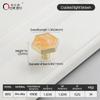 Oukali New Arrival Kitchen Drawer Round Flower Hexagon Brushed Brass Cabinet Handles Zinc Acrylic Knob Furniture Handles