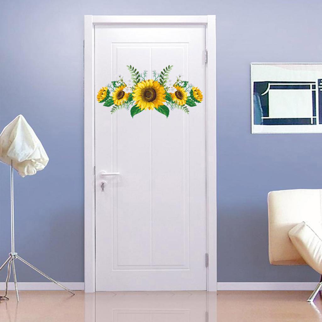 Sunflower Removable Self-adhesive Wall Stickers Decal Decor Wall Stickers Decor MIT