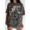 Stray Kids Graphic Print T-shirt Streetwear Oversized Y2k Hip Hop Short Sleeves Tee Shirt Casual Loose Harajuku Female Male Clothing