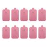 10pcs TENS Unit Replacement Pads Non Irritating Electrode Therapy Patches for Electrotherapy Pink