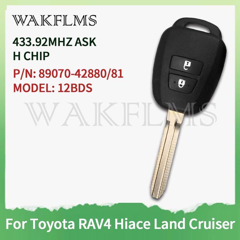 12BDS HYQ12BDP 12BDP For Toyota RAV4 TACOMA 2012 2013 2014 2015 2016 2017 2018 2019 Remote Car Key 314.4Mhz H Chip ASK TOY43