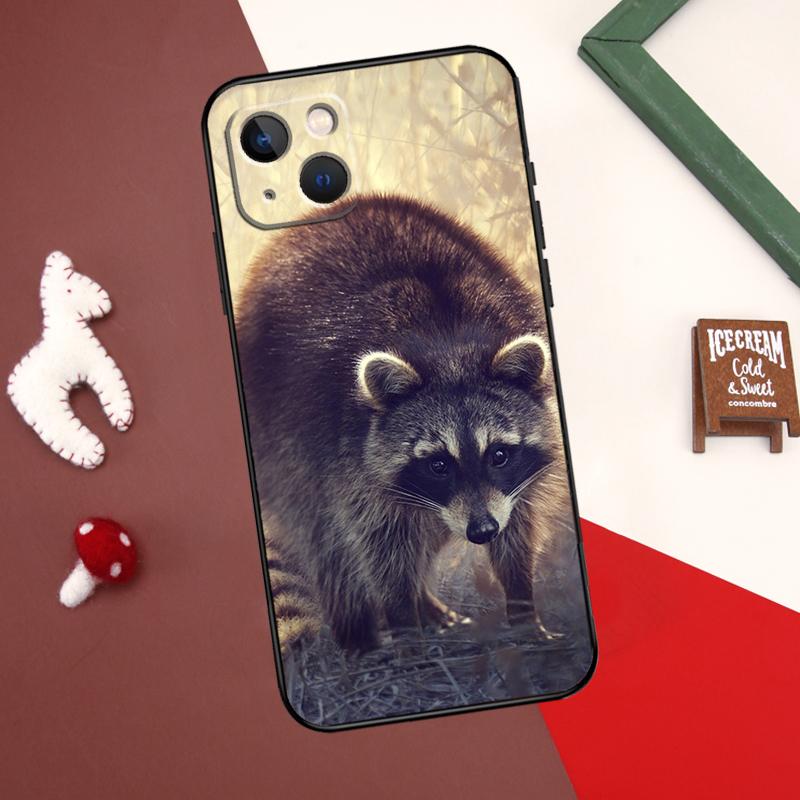 Чехол с изображением енота для iPhone 12, 11, 13, 14, 15 Pro Max 12 Mini 7 8 Plus X XR XS Max SE 2020, чехол для телефона