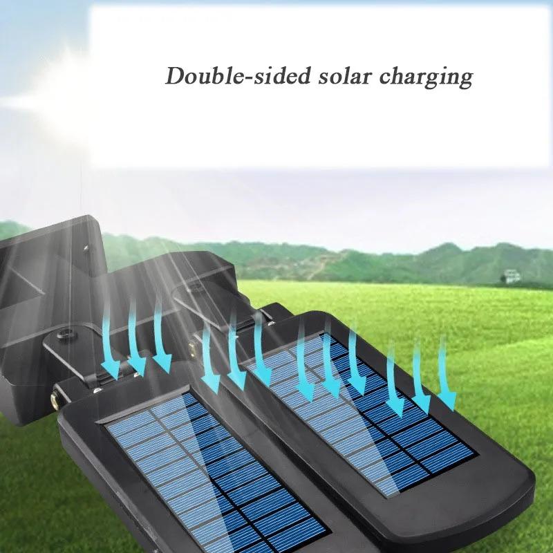 2000 мАч солнечные фонари на открытом воздухе 800 люмен пульт дистанционного управления 4 режима водонепроницаемый PIR датчик движения солнечные настенные светильники для садового освещения