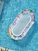 Inflatable Water Hammock Floats Bed Swim Ring Tube Swimming Pool Mattresses Sleeping Bed Beach Lounger Chair