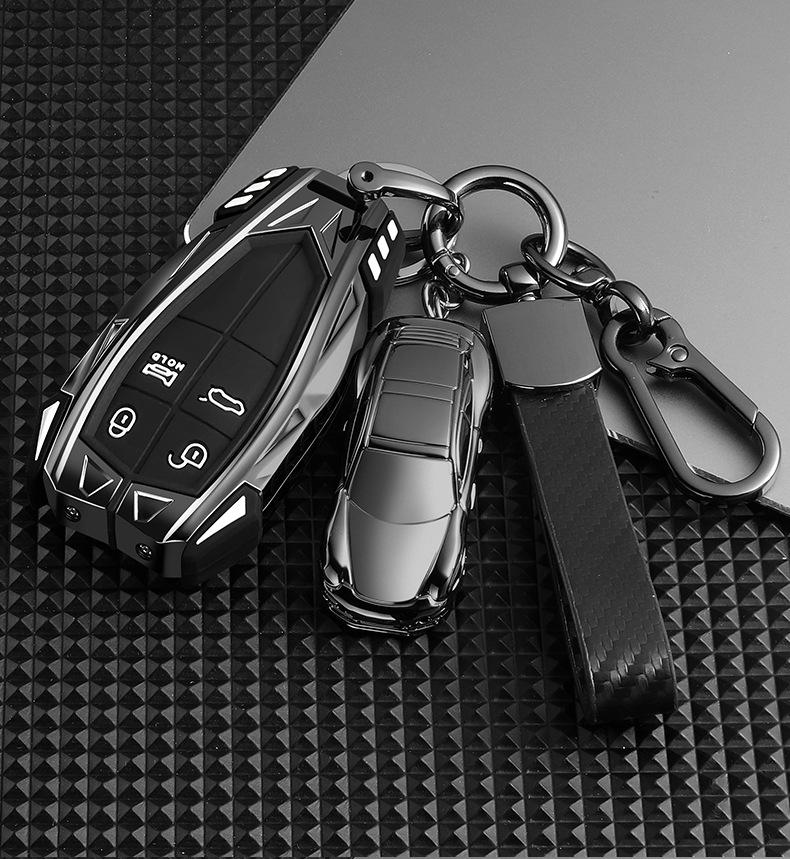 2022 Hongqi HS5/HS7/H9 Qixiang Edition Men's Mecha Key Case Cover