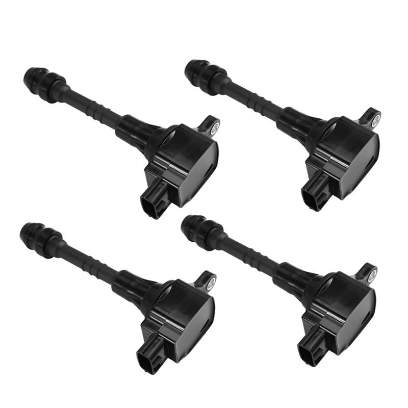Ignition Coil Set Of 4 22448-6N015 22448-6N011 For Nissan Sentra 1.8 Almera N16 1.5 1.8 Primera P10 P11